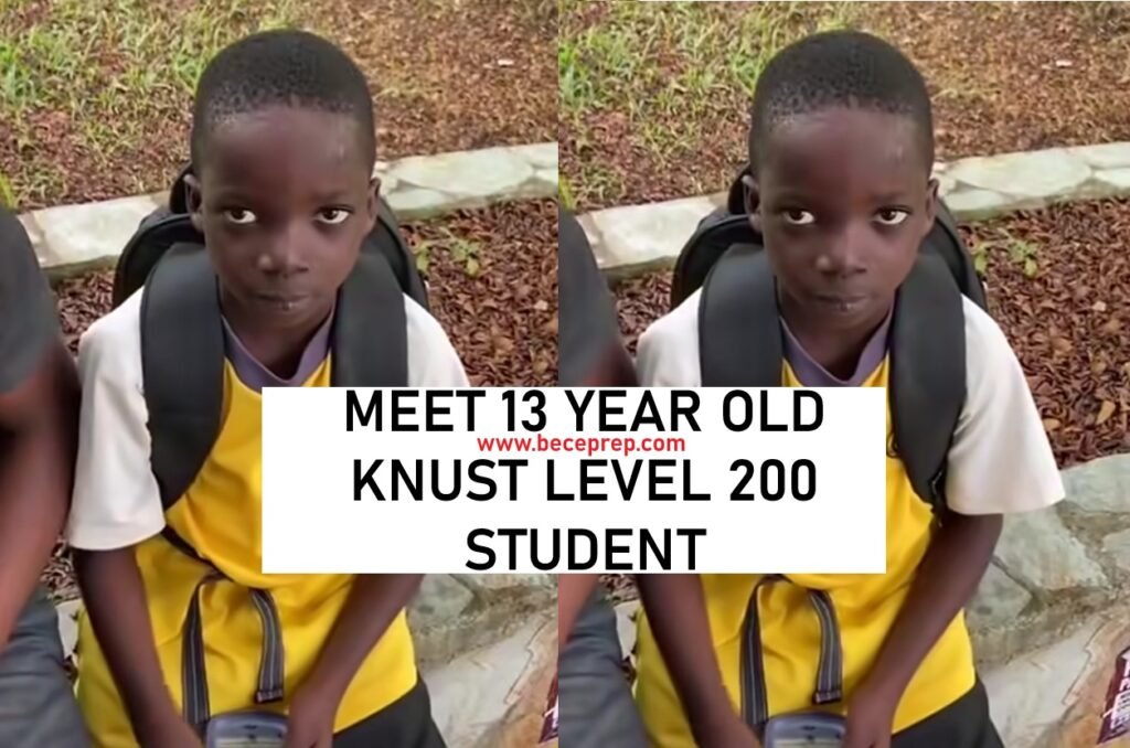 Video of 13-year-old KNUST level 200 student Mustafa trends