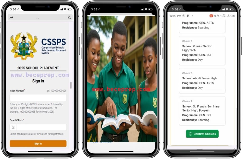 Wrong School Choices on the CSSPS