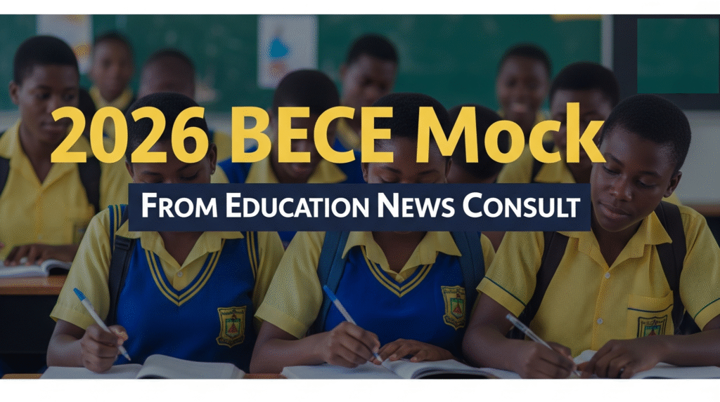 2026 BECE Mock 1 Questions and Answers Released - Buy Here