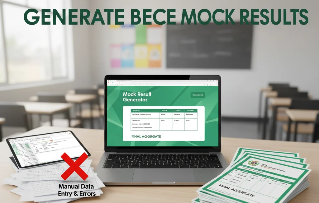 Generate BECE Mock Result Slips
